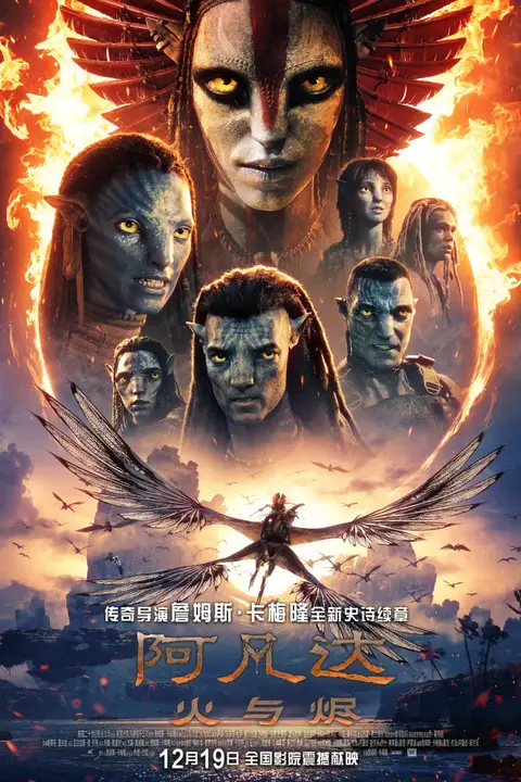 《阿凡达:火与烬》封面
